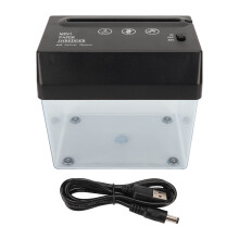 USB Mini Aktenvernichter Batteriebetrieben Büro Schule Zuhause