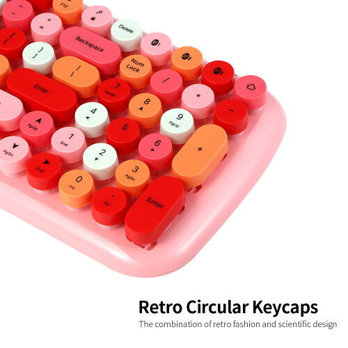 Mofii Candy Bluetooth-Tastatur, 100 Tasten, Mini, tragbar, Grün 2