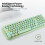 Mofii Candy Bluetooth-Tastatur, 100 Tasten, Mini, tragbar, Grün 4