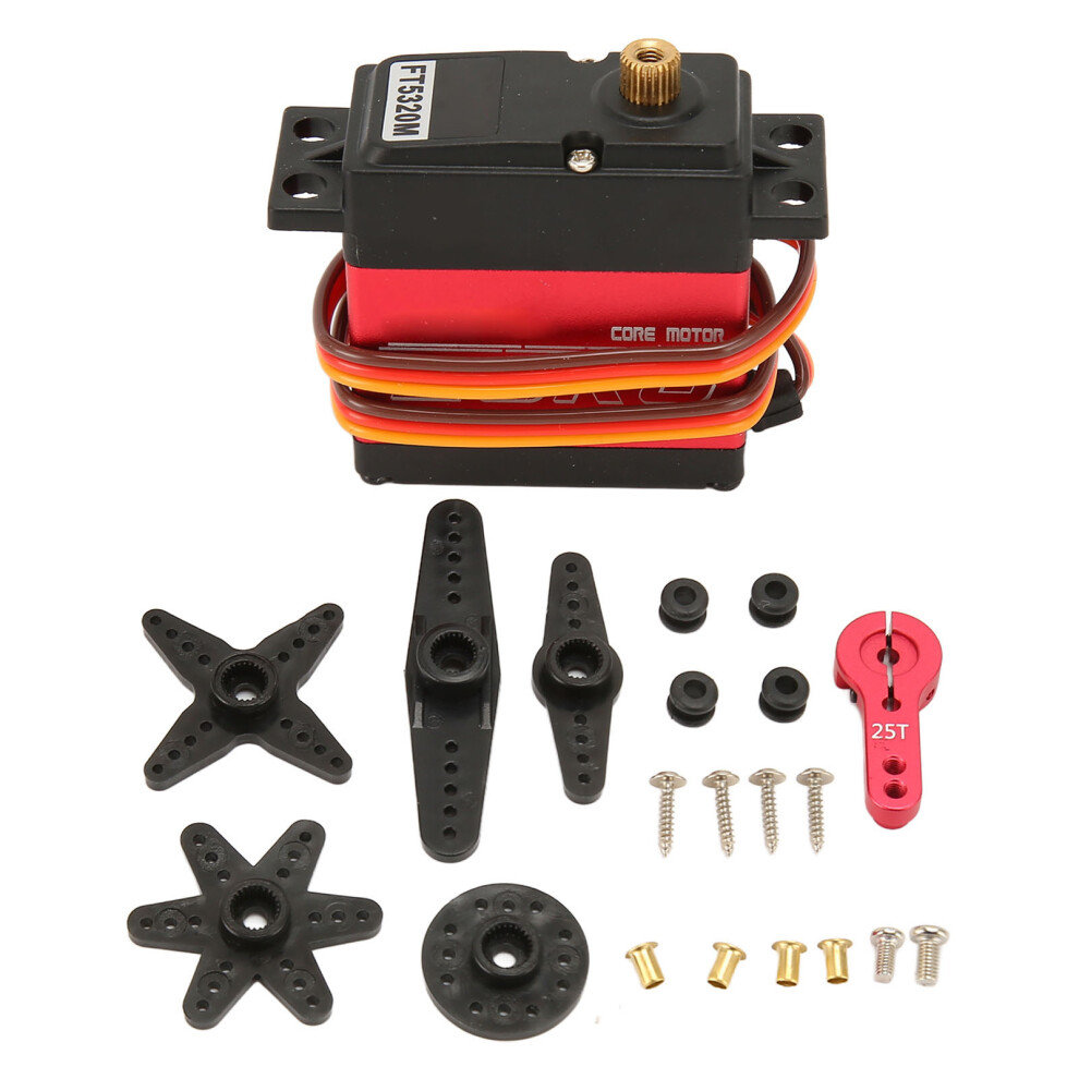 Ft5320m 20Kg Digital Servo Waterproof Full Metal Gear 25T Arm 609610524250