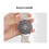 22mm Unisex Silicone Watch Strap Quick Release Silver Buckle Black 1