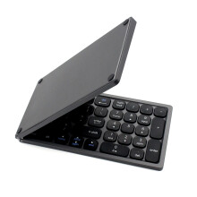 Faltbare BT-Wireless-Tastatur, portabel Grau