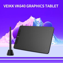 VEIKK VK640 Graphics Tablet 8192 Pressure 5080LPI 250RPS