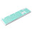 T-WOLF TF770 2.4G Wireless Keyboard Mouse Combo Punk Round Keycap Blue 4