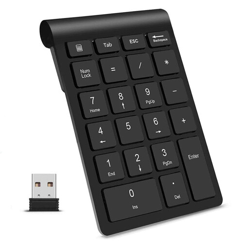 2.4G Wireless Keyboard Mouse Combo 22 Keys + Mouse 1
