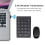 2.4G Wireless Keyboard Mouse Combo 22 Keys + Mouse 4