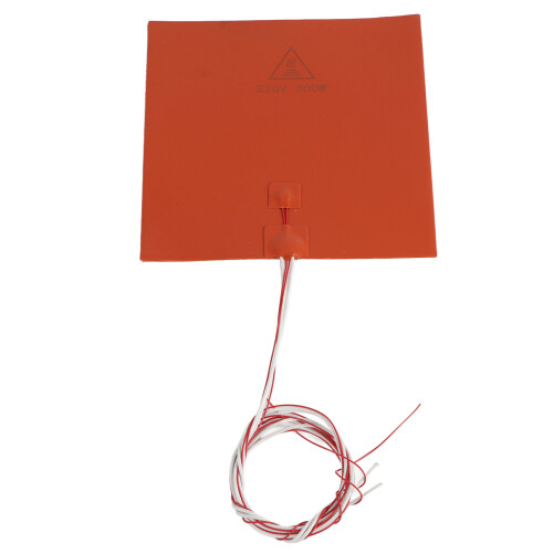 Silicone Heated Bed Pad 220V 200W 200*200mm