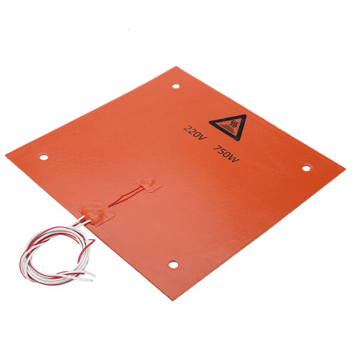Silikon-Heizmatte 220V 750W 310x310mm 1