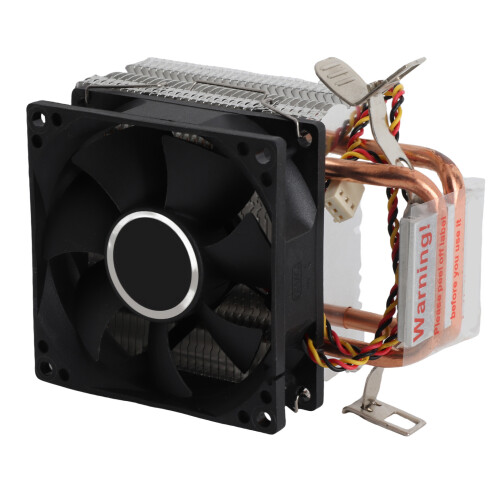 PC CPU-Kühlkörper mit 2 Kupferröhren leiser Lüfter