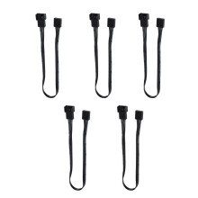 5x 4-Pin Lüfter Stromverlängerungskabel PWM PC