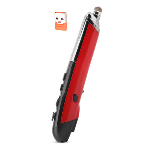 2,4G USB-Drahtloser Stiftmaus-Zeichenstift (Rot)
