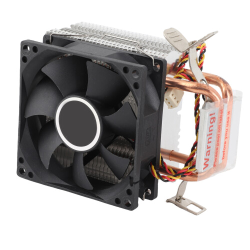 PC CPU-Kühlkörper mit 2 Kupferröhren leiser Lüfter 1