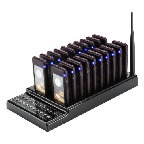 20-Channel Wireless Guest Paging System 107dBm 2