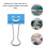 40 Stück Smiley-Binderclips aus Metall 5