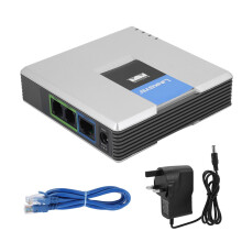 VoIP Gateway 2-Port SIP RJ45 Adapter for Linksys PAP2T
