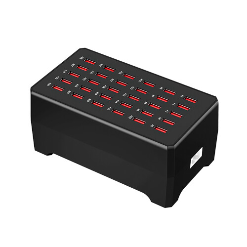 150W USB Charging Station 30-Port Desktop Charger for iPhone/Android 2