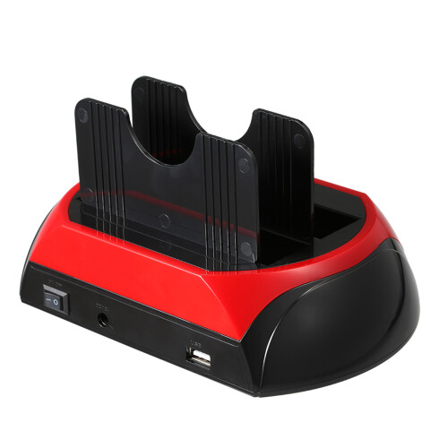 Dual-HDD-Dockingstation 2,5/3,5 Zoll SATA/IDE USB 2.0 1