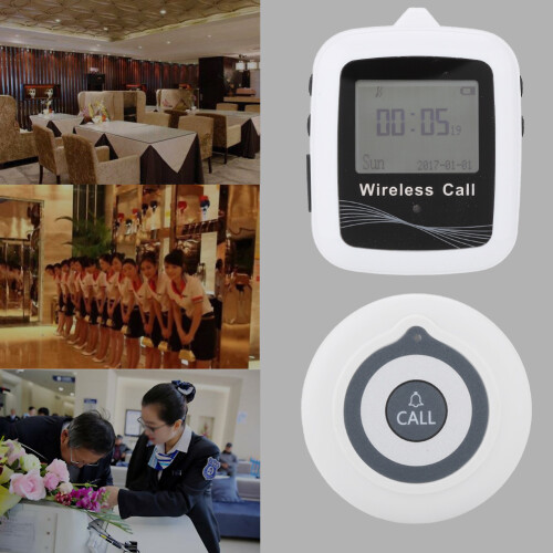 Wireless Waiter Calling System 10 Pagers Watch Receiver 2