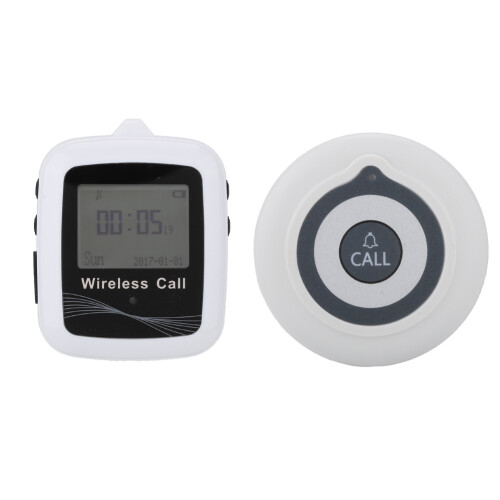Wireless Waiter Calling System 10 Pagers Watch Receiver 1