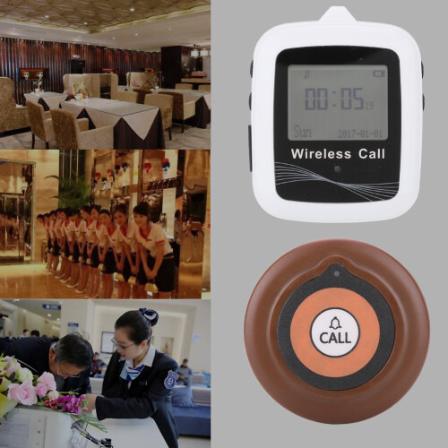 Waiter Calling System Wireless Pagers 10 Customer Beepers 2