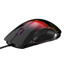 Ajazz AJ358 Gaming-Maus, 10000 DPI, ergonomisch, Schwarz