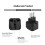 Italien-Steckeradapter UK/US/EU/AU (Schwarz) 3