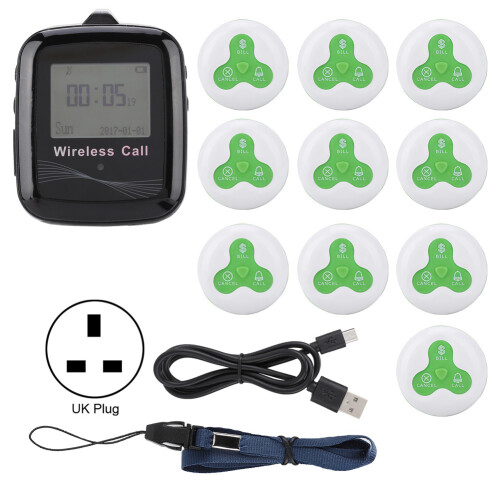 Restaurant Paging System Mobile Receiver 10pcs Silicone
