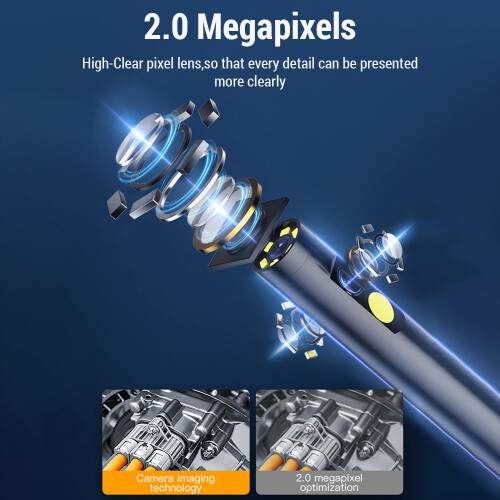 Handheld Endoskop 4,3" 1080P 2MP IP67 wasserdicht 2000mAh 2