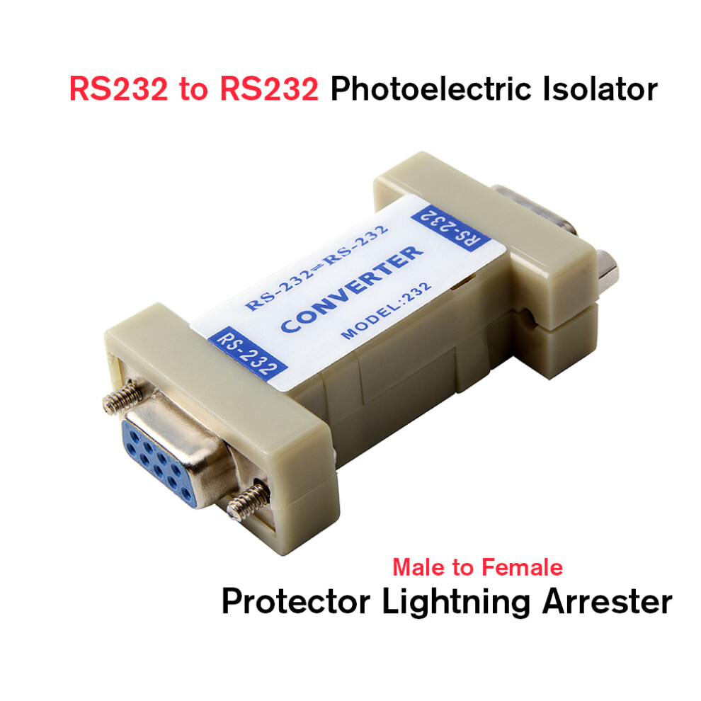 Rs232 To Rs232 Photoelectric Isolator Converter Serial Protector 609610636359
