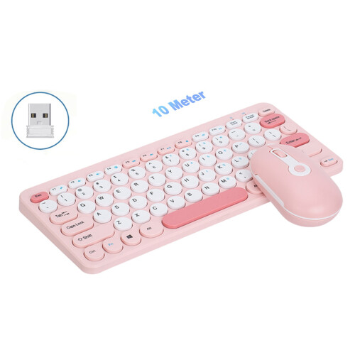 Wireless Keyboard Mouse Combo 2.4G Ergonomic Silent for PC Laptop 1