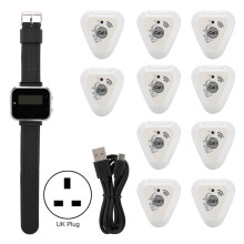CTW05+CTT31 Wireless Watch Receiver 10 Triangular Pager