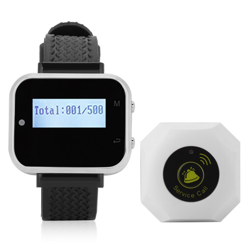 Wireless Caregiver Pager System 1 Watch 10 Buttons 2