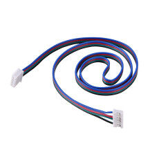 HX2.54 4pin 6pin White Dual Terminal Cable for 3D Printer 500mm