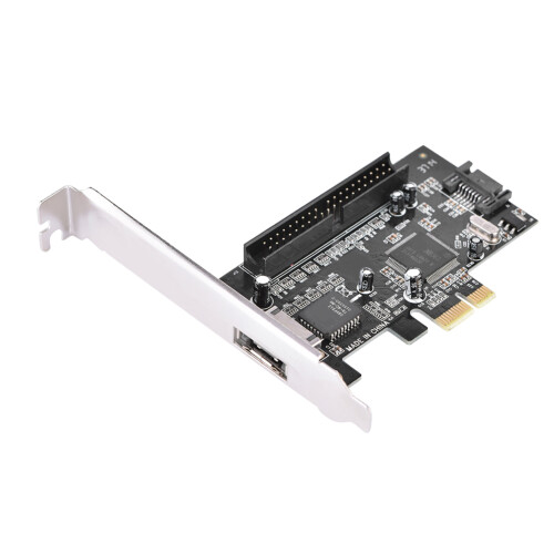PCI-E auf IDE/SATA II/ESATA RAID Adapterkarte JMB363 1