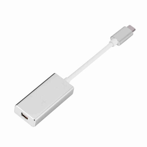 USB3.1 Type-C to Mini DP Adapter for MacBook Silver 2