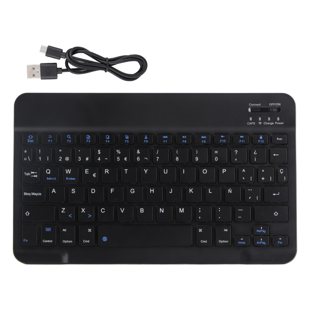 Mini Wireless Bluetooth 3.0 Spanish Keyboard Touchpad For Ios Android 609610644996