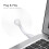 Mini-USB-Lüfter + Typ-C-Kühler für Laptop (Weiß) 5