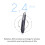 PR-08 2.4G Wireless Optical Touch-pen Mouse 800/1200/1600DPI Ergonomic 3