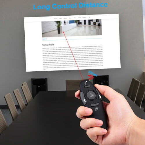 Wireless Presenter Red Laser Pointer USB for Windows 2000/XP/Vista 2