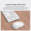 Wireless 104-key keyboard and mouse set 2.4GHz for PC laptop 4