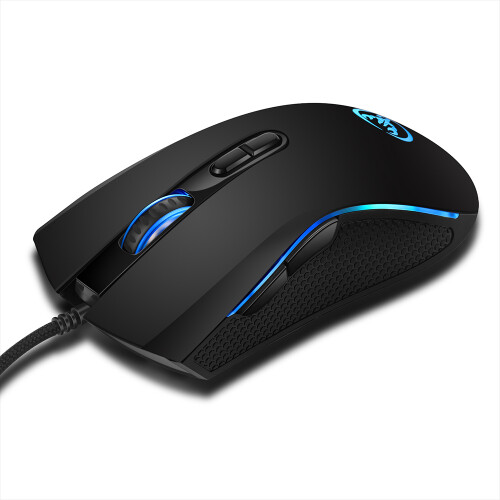 HXSJ A869 Wired Gaming Mouse 3200DPI 7 Button LED Optical Mouse 2