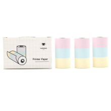 Farbiges Thermopapier 57x30mm 3 Rollen Kompatibel P1/P1S/P2