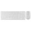 108 Keys 2.4G Wireless Keyboard Mouse Combo High Sensitivity White 5