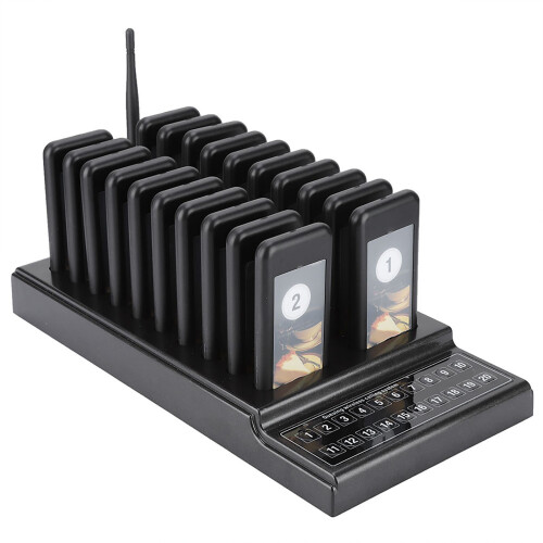 20 Channels Wireless Restaurant Pager Waiter Calling System 2