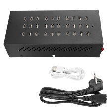 30-Port USB-Ladestation für Handy/Tablet