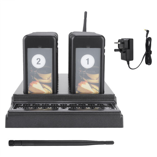 20 Channels Wireless Restaurant Pager Waiter Calling System