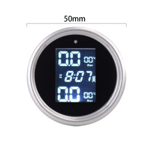 Universal Motorcycle Tire Pressure Monitor Solar Digital Display