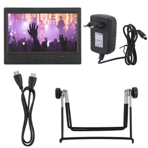 7-Zoll-Portabelmonitor 1024x600 HDMI VGA AV