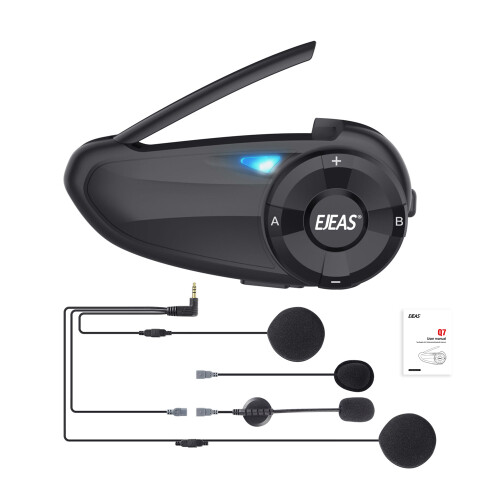 EJEAS Motorcycle Helmet Intercom 800m BT Waterproof APP 1