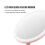 DOCO Tageslichtspiegel LED Make-up-Spiegel USB 3 Lichtmodi 3
